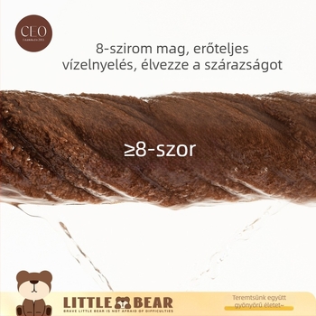 Rajzfilm mintás gyorsan száradó hajszárító sapka nőknek, puha és nagyon nedvszívó fejkendő.