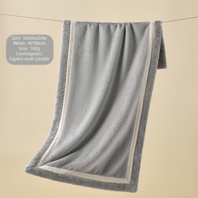 Arc törölköző coral fleece-ből, antibakteriális, nedvszívó, 150D, 140–170 g, Youxin