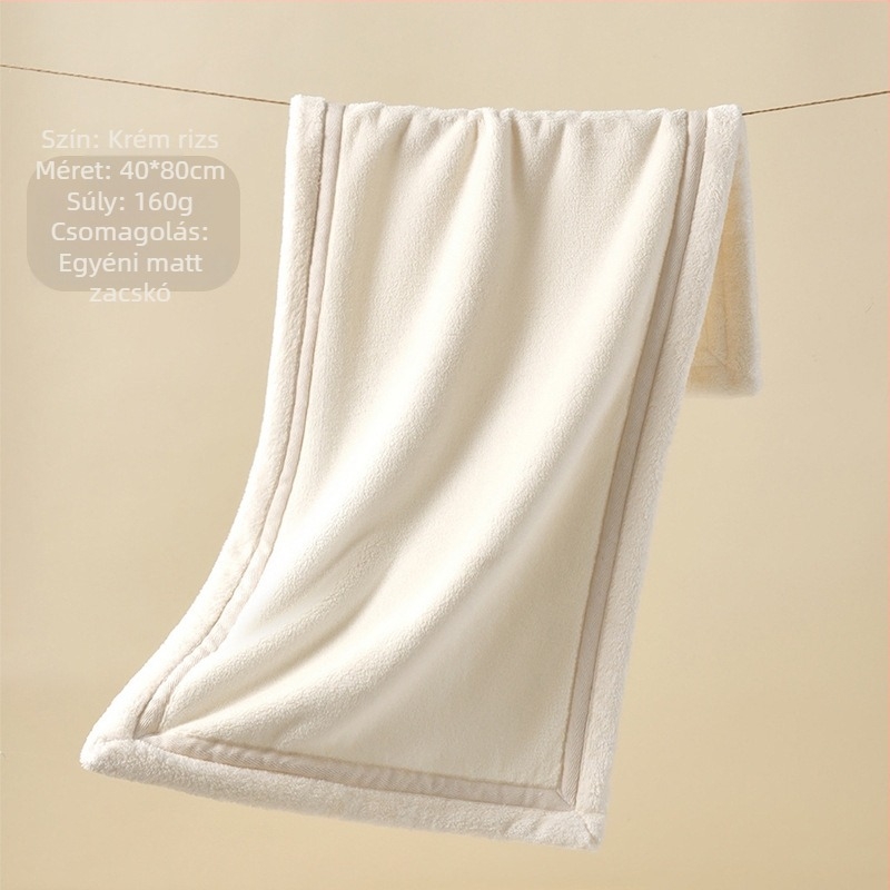 Arc törölköző coral fleece-ből, antibakteriális, nedvszívó, 150D, 140–170 g, Youxin