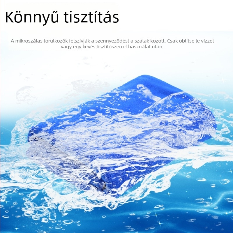 Szuperfinom rostból készült autómosó törölköző, 300 g/m², multifunkcionális törölköző autó tisztításához, logó nyomtatása elérhető