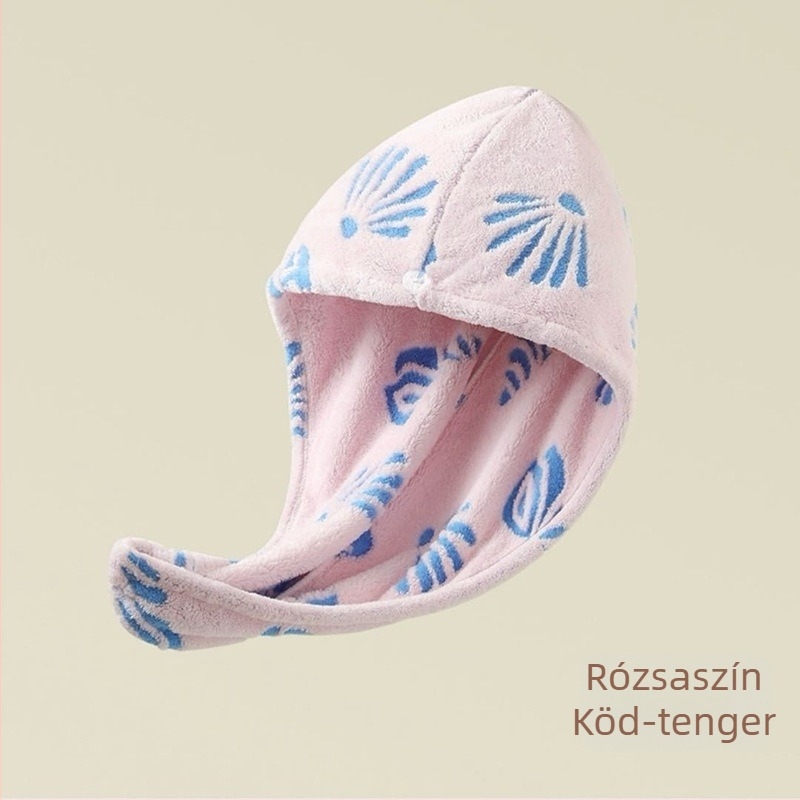 Hajszárító sapka korallfleece-el, 150D, Jacquard szövés, 80–99 g
