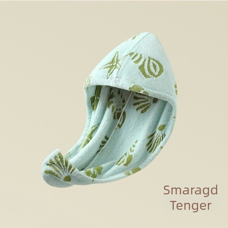 Hajszárító sapka korallfleece-el, 150D, Jacquard szövés, 80–99 g