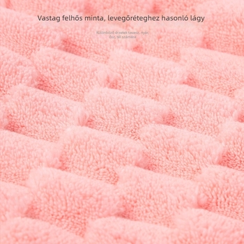Hajszárító sapka – coral fleece, kétoldalas, 150D, 80-99 g, nőknek