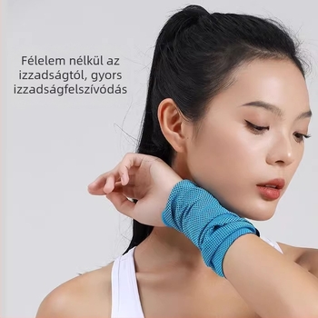 Csukló törölköző - Cupro rostokból, gyorsan száradó, hűsítő és izzadságot felszívó, súly 0.2