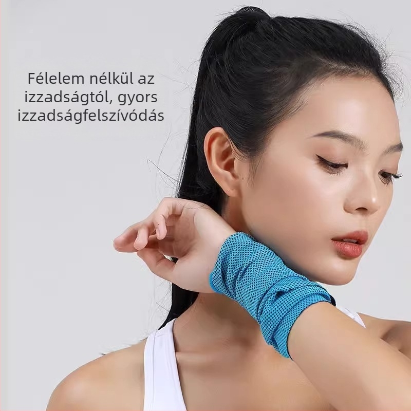 Csukló törölköző - Cupro rostokból, gyorsan száradó, hűsítő és izzadságot felszívó, súly 0.2