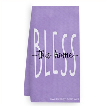 Mikroszálas sporttörölköző, waffel szövésű, pineapple plaid mintázattal, 350 g, 10 darabos készlet, logónyomtatás elérhető, gyors felszívódás 11–15 s