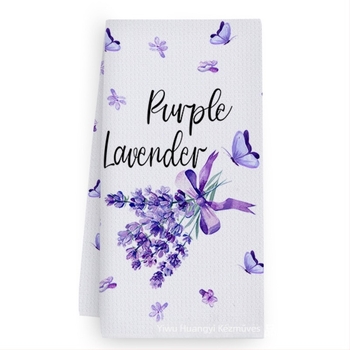 Mikroszálas sporttörölköző, waffel szövésű, pineapple plaid mintázattal, 350 g, 10 darabos készlet, logónyomtatás elérhető, gyors felszívódás 11–15 s