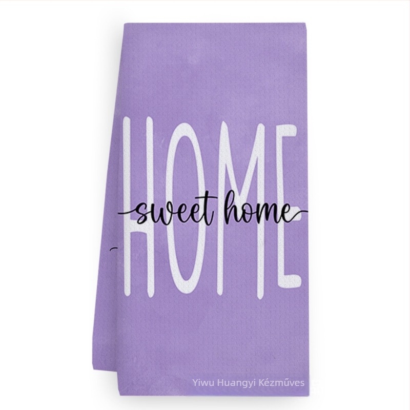 Mikroszálas sporttörölköző, waffel szövésű, pineapple plaid mintázattal, 350 g, 10 darabos készlet, logónyomtatás elérhető, gyors felszívódás 11–15 s