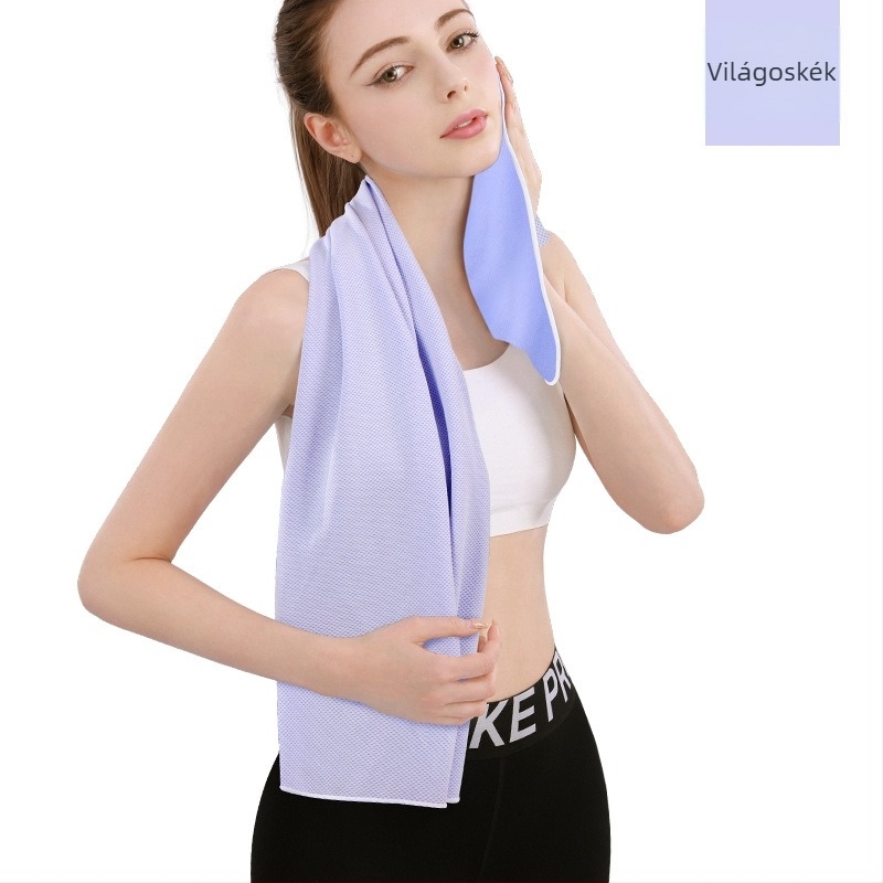 Yishuang hűtő törölköző – egyszerű szövés, AB-szálak, 70 g, vízfelvétel 0-5 s.