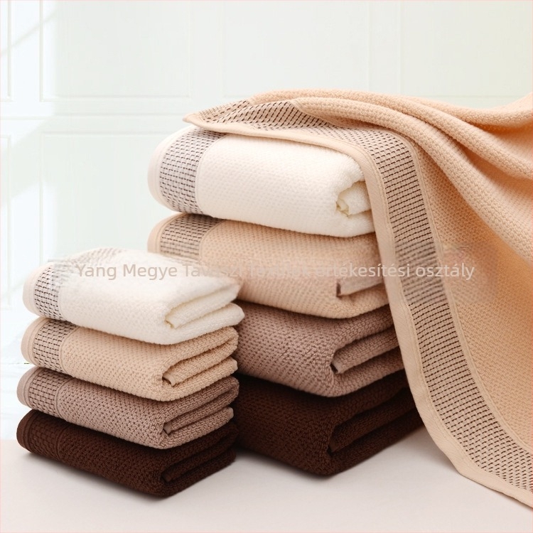 Testre és arcra szóló pamut törölköző, Jacquard szövés, 32s fonal, 100–120 g/m², 95% pamut, testreszabható