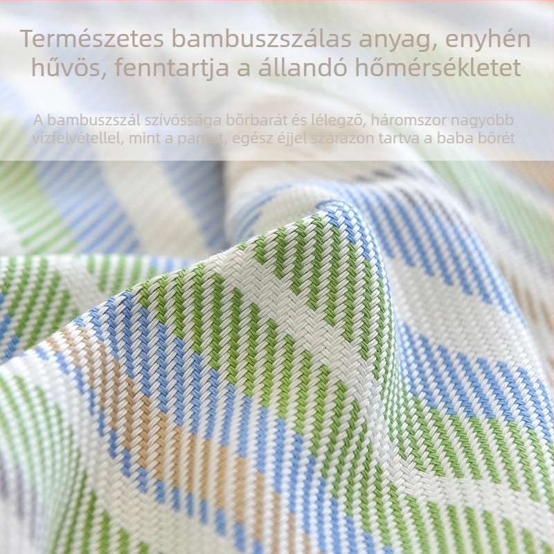 Újszülött bambusz rostból készült párnatörölköző – logó nélküli, testreszabás nélküli, egyedi egységekben elérhető