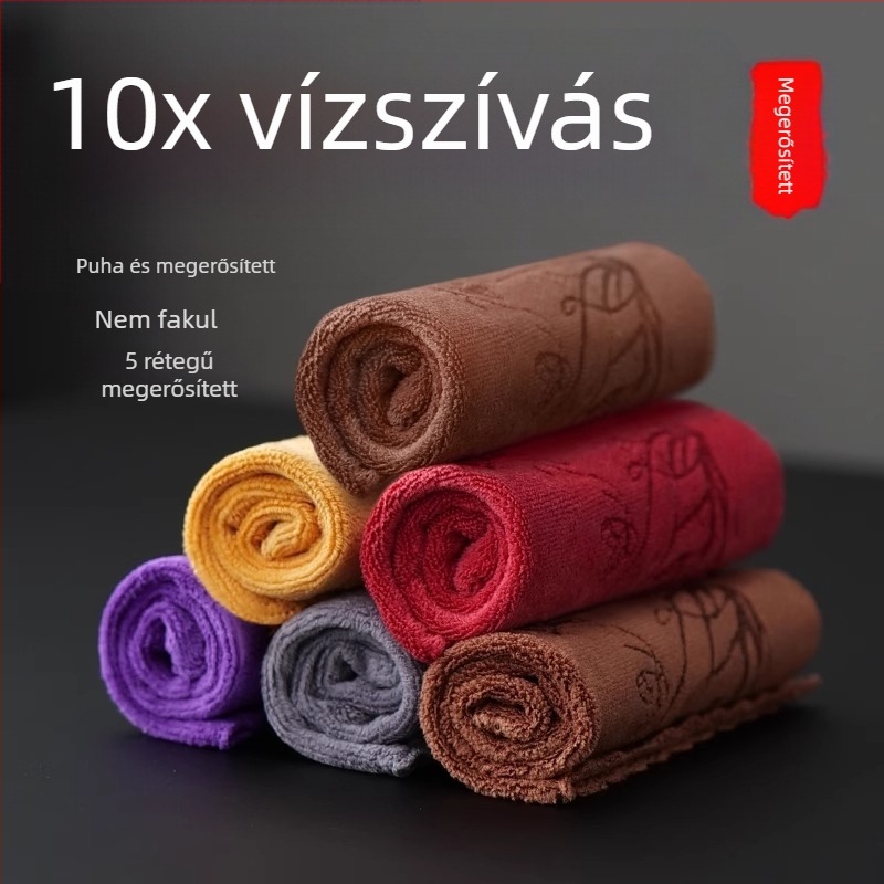 Zen ihletésű tea törlő kendő – vastagított és nedvszívó, mikroszálas anyagból (Anyag: Mikroszálas; Tömeg: 25 g; Nedvszívás: Normál)