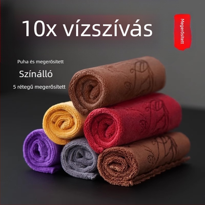 Zen ihletésű tea törlő kendő – vastagított és nedvszívó, mikroszálas anyagból (Anyag: Mikroszálas; Tömeg: 25 g; Nedvszívás: Normál)