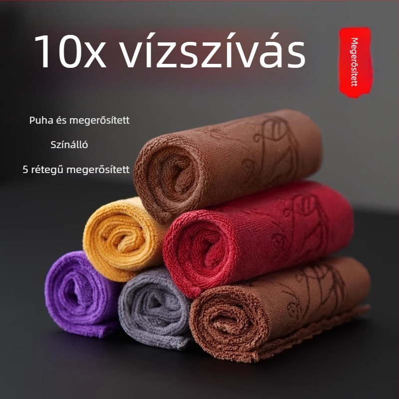 Zen ihletésű tea törlő kendő – vastagított és nedvszívó, mikroszálas anyagból (Anyag: Mikroszálas; Tömeg: 25 g; Nedvszívás: Normál)