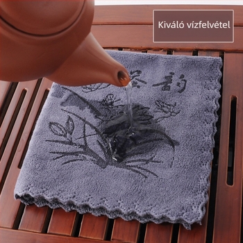 Kézzel készített nedvszívó teázókendő, teázóasztalhoz, zen stílusban