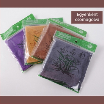 Kézzel készített nedvszívó teázókendő, teázóasztalhoz, zen stílusban