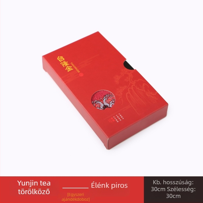 Teasztalhoz való alátét nedvszívó törölközővel, faanyagból, kínai stílus, Jibaijia márka, első osztályú termék