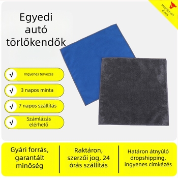 Mikroszálas autómosó törölköző, puha és nedvszívó, kétoldalas velúr textúra, vastagított változat.