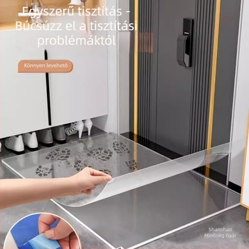 Egyszer használatos porfogó matrac bejárathoz és műhelyekhez, TPES, négyzetes, egyszínű, testreszabható, porszívózható, modern minimalista stílus