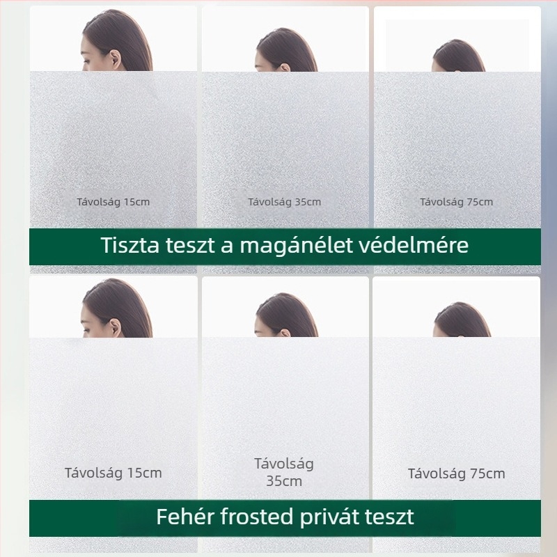 Ragasztó nélküli matt ablakfilm erkélyhez — hőszigetelés, napvédelme és magánélet védelem