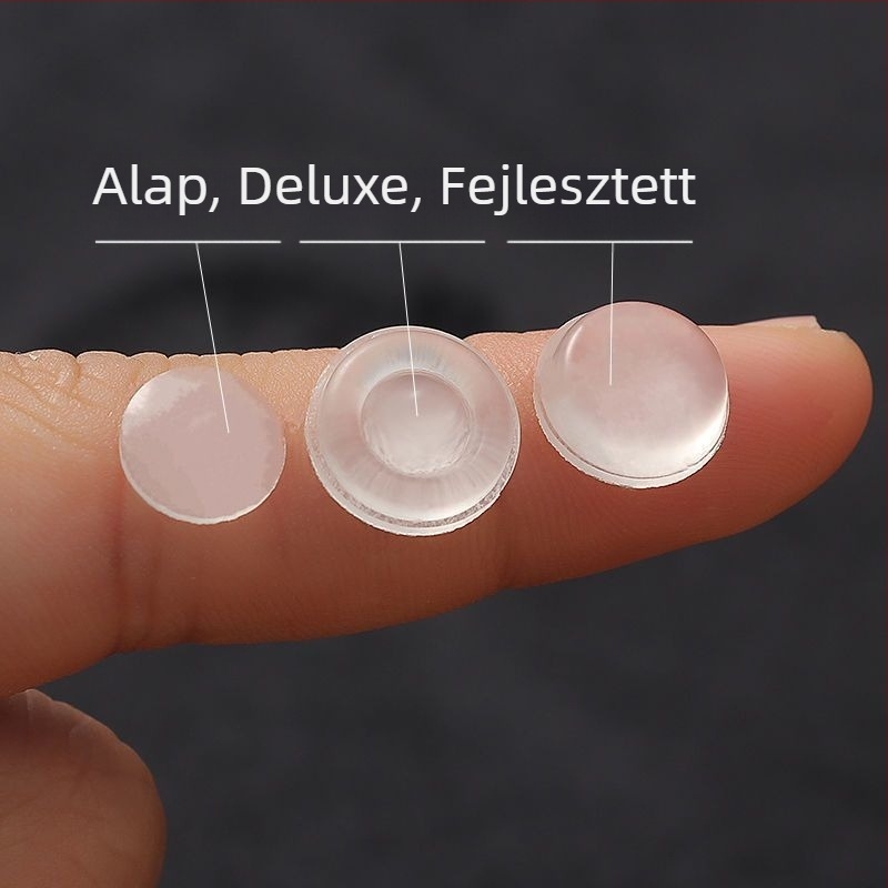 Szekrényajtó ütközésgátló párna gumival, öntapadós, csendes csillapító, csúszásmentes, 3M ragasztó