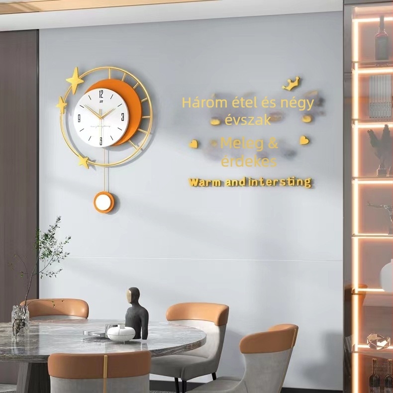 Akril 3D falióra tükrös matricákkal, modern, letisztult falidekor a nappaliba, étterembe és kereskedelmi helyiségekbe