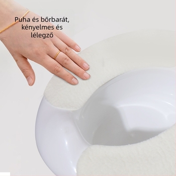Gyerekeknek plüss öntapadós WC-ülés párna, mosható, méretre vágható, meleg, Quan Lekang