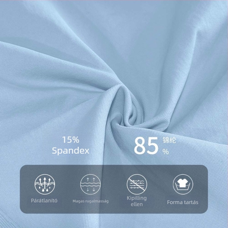 Női keresztes hátú gyorsan száradó fitnesz-top (Fő anyag: Nylon 85%; Bélés: Spandex 15%; Kosár: teljes; Forma: közepes)