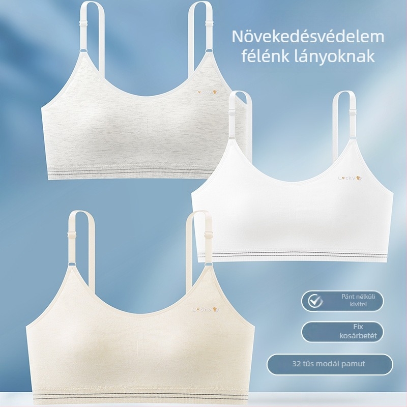 Modal sportmelltartó egyrészes toppal beépített formázott kosarakkal tiniknek