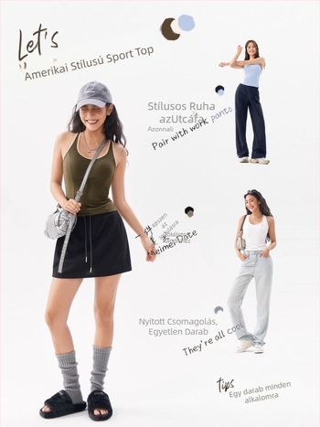 Női ujjatlan sportos felső, gyorsan száradó nylonból, fő anyag 75% nylon, bélés 25% spandex; teljes kosár, közepes formájú kosár; alkalmas futáshoz, edzéshez és tánchoz