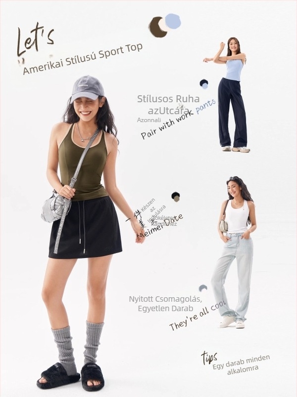 Női ujjatlan sportos felső, gyorsan száradó nylonból, fő anyag 75% nylon, bélés 25% spandex; teljes kosár, közepes formájú kosár; alkalmas futáshoz, edzéshez és tánchoz