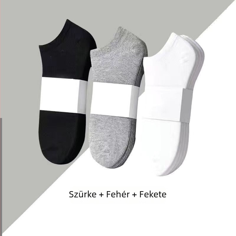 Férfiak számára egyszer használatos pamut zokni, légáteresztő, rövid cső, egyszálas tűzés, 108 tű