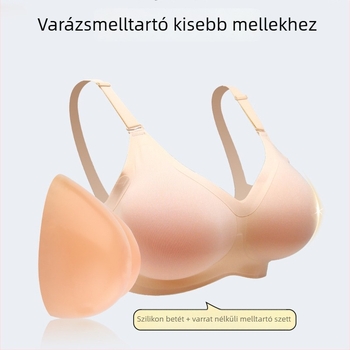 Szilikon protézises mellek – varrás nélküli push-up melltartó kis mellemhez, cosplayhoz