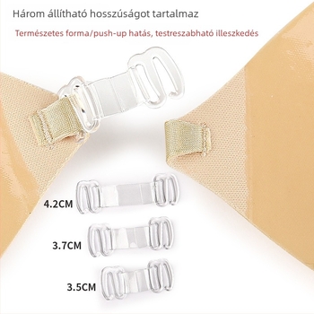 Szív alakú bikini melltartó párnák, ragasztós, váll nélküli