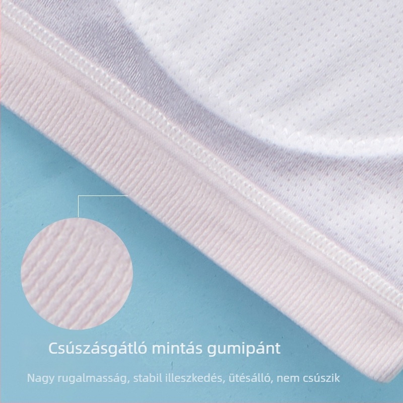 Pamut sportmelltartó tinédzser lányoknak, 3/4 kosár, légáteresztő és ütésálló