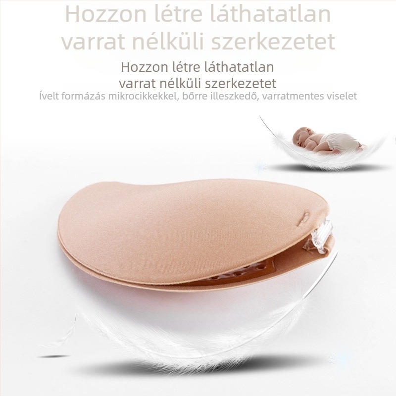 Interley nylon invizibil vékony átlátszó mellbetét szív alakú, szexi esküvői fehérneműhöz