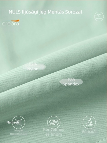 Polo teniszes mellény álló gallérral – ujjatlan, karcsú fazon, légáteresztő anyag, 82% nylon, 18% spandex, NULS Youth Ice Mint anyag, fiatal nőknek