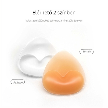 Szilikon Mellkasbetét Esküvői Ruhához — varrat nélküli, láthatatlan, vastított, lélegző