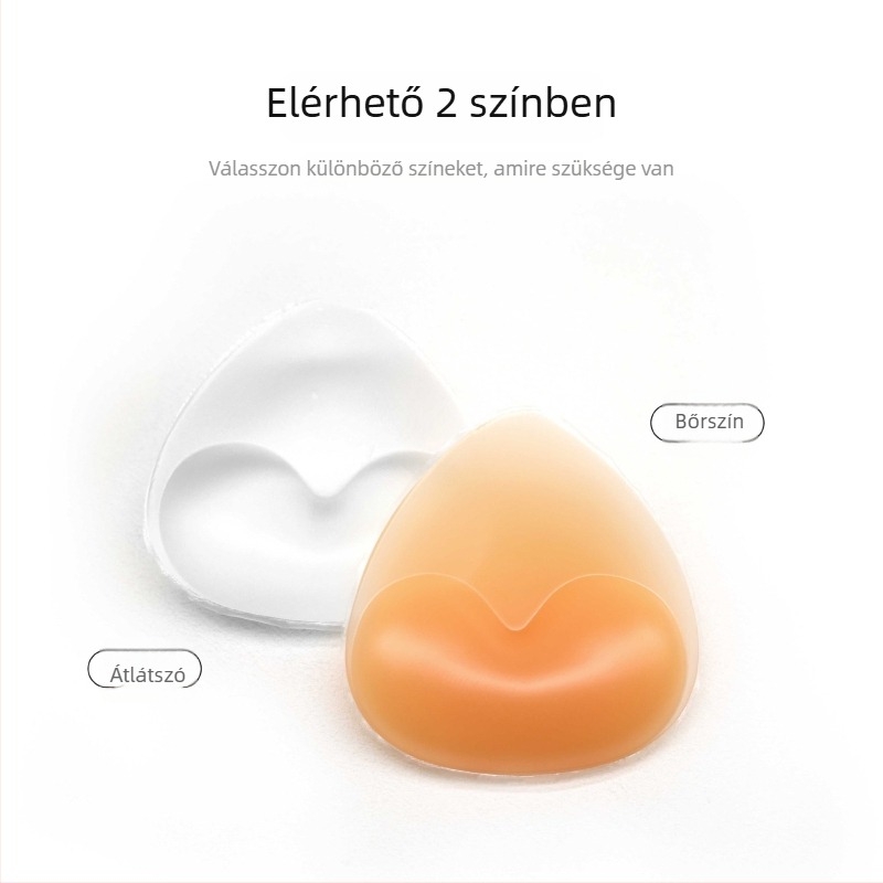 Szilikon Mellkasbetét Esküvői Ruhához — varrat nélküli, láthatatlan, vastított, lélegző