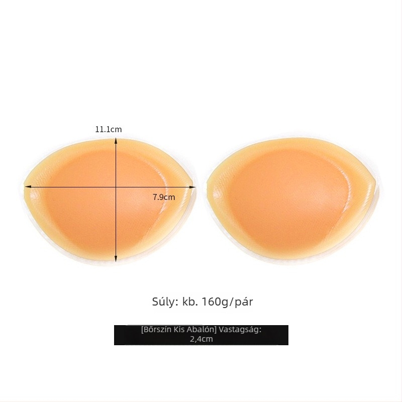 Szilikon Mellkasbetét Esküvői Ruhához — varrat nélküli, láthatatlan, vastított, lélegző