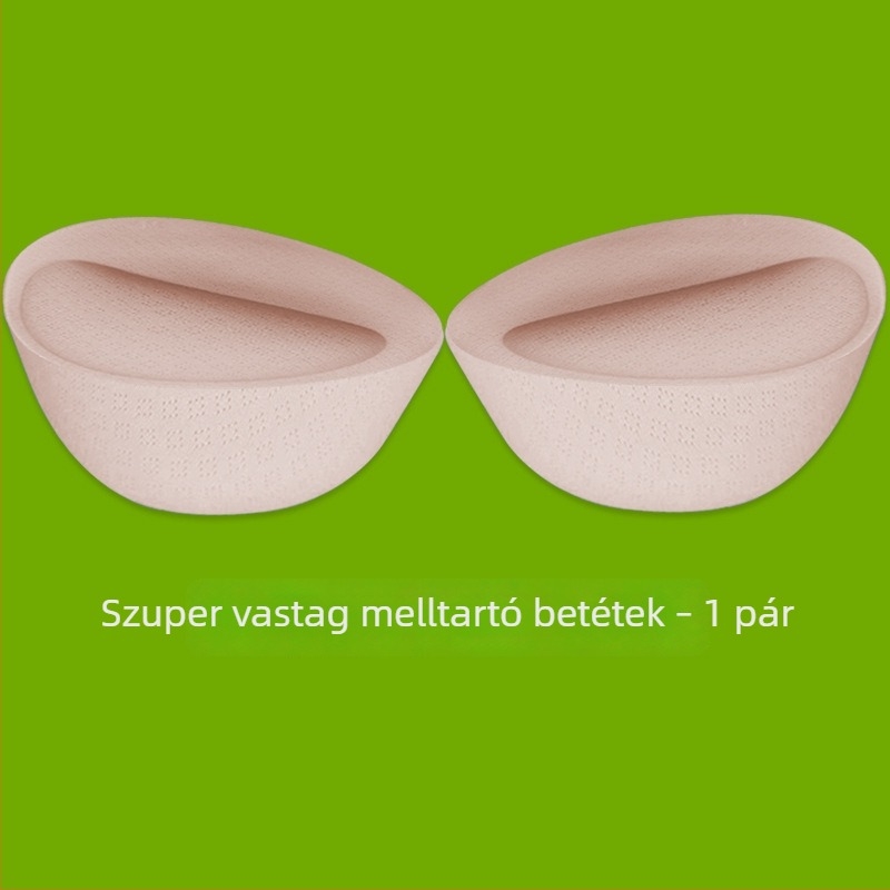 8 cm vastag kivehető párnázás sportmelltartóhoz, kibővített kosár és megvastagodott belső bélés