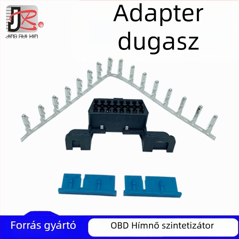 OBD-II női adapter autóhoz – Refined Obd-ii, 5V/2A, 16 tű, IP6X, közvetlen csatlakozás