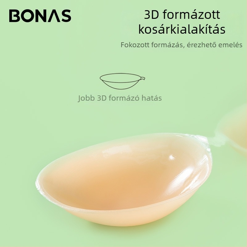 Szilikon mellpaszták esküvői ruhához, felhúzó hatású, átlátszó, kis mellekhez