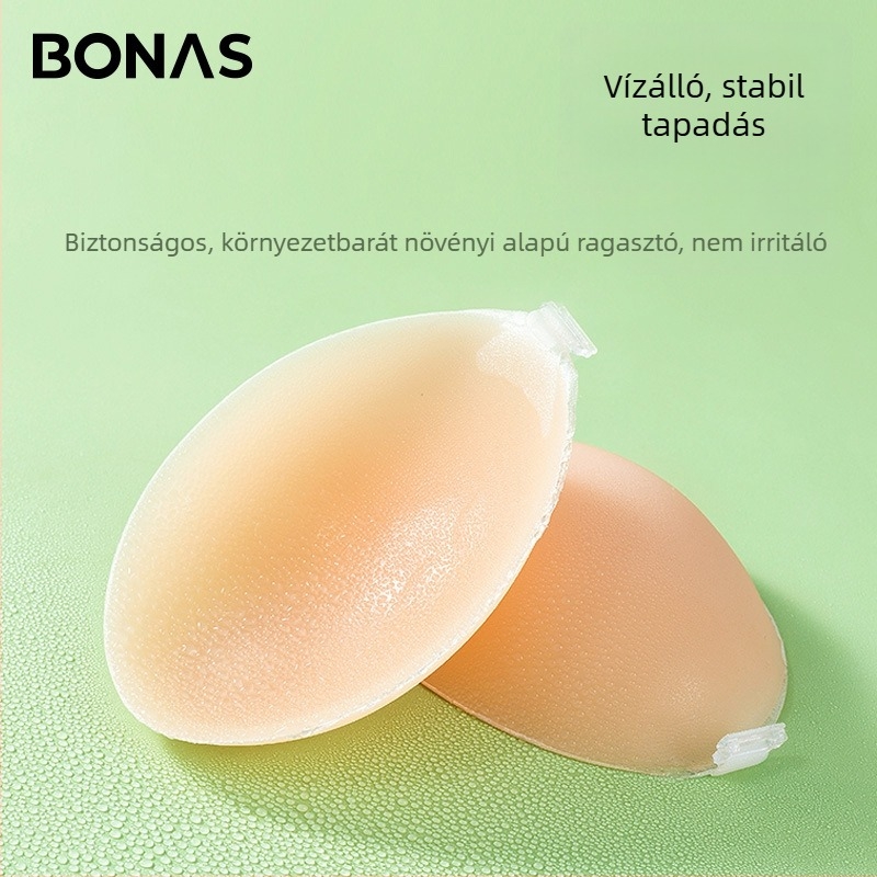Szilikon mellpaszták esküvői ruhához, felhúzó hatású, átlátszó, kis mellekhez