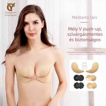 Vékony mellbimbó tapasz push-up hatással, esküvői ruha, szivárgás elleni, láthatatlan, lélegző