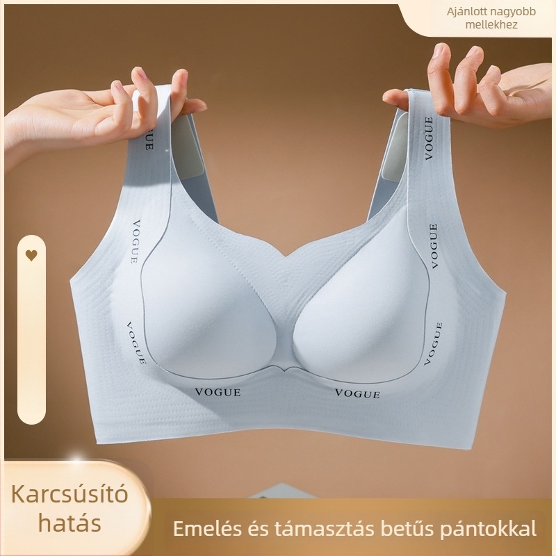 Plusz méretű kismama melltartó nagy mellekhez, anti-sag, emelés és formázás, lélegző sportos dizájn, hátul négy sor zár