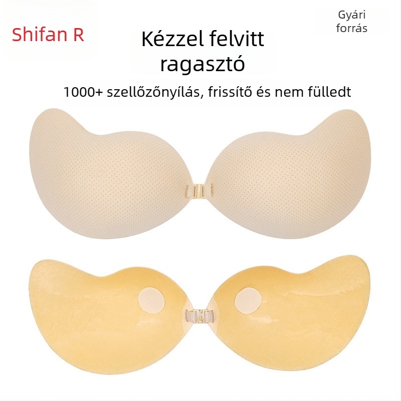 Vékony szilikonmellkas-tapasz, láthatatlan melltartó, könnyű, mangó formájú csészékkel, esküvői ruha vállpántjához