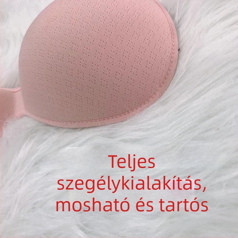 6 cm vastag Push-Up beépített párna, egyrészes, melltartóhoz, szivacsos, hát körüli dizájn