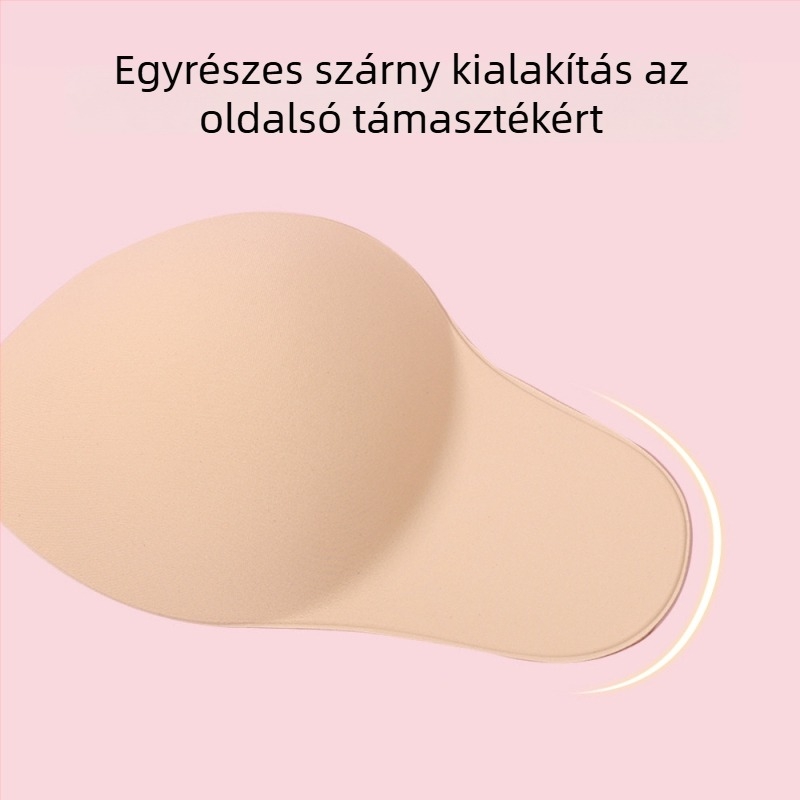 Plusz méretű láthatatlan melltartó előre záródó, oldalsó szárnyakkal, 3D textilkosarakkal