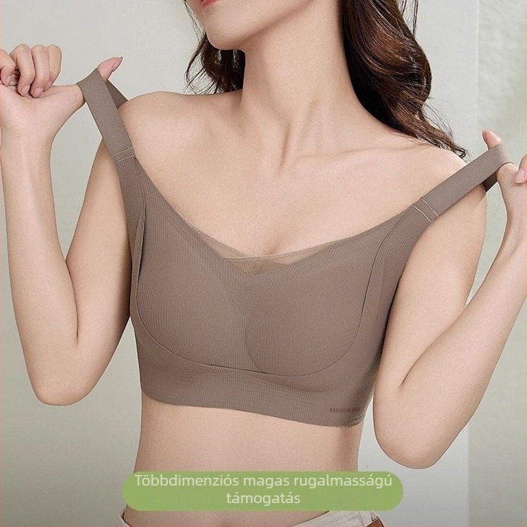 Vezeték nélküli push-up melltartó nőknek, 3/4 kosár, vékony formázott kosár, anyag: nylon, bélés: spandex 30–50%, hátlapon négy sor horog-zár